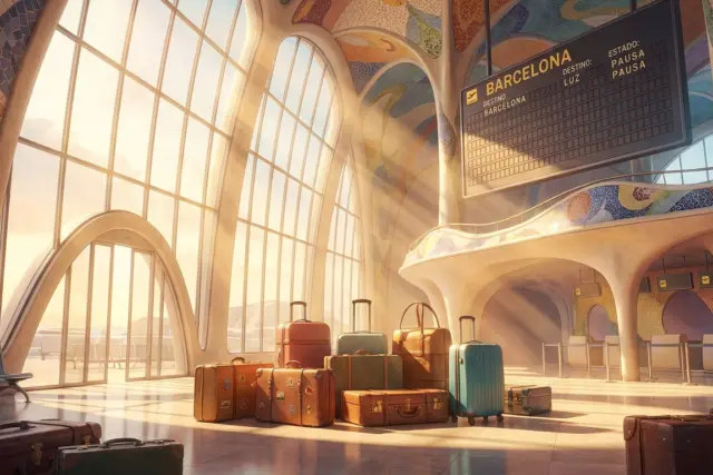 huelga aeropuerto barcelona
