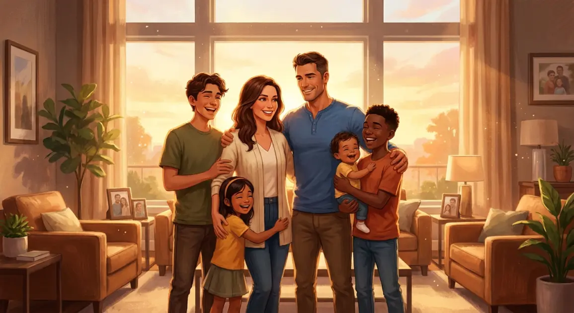 hijos biologicos de georgina